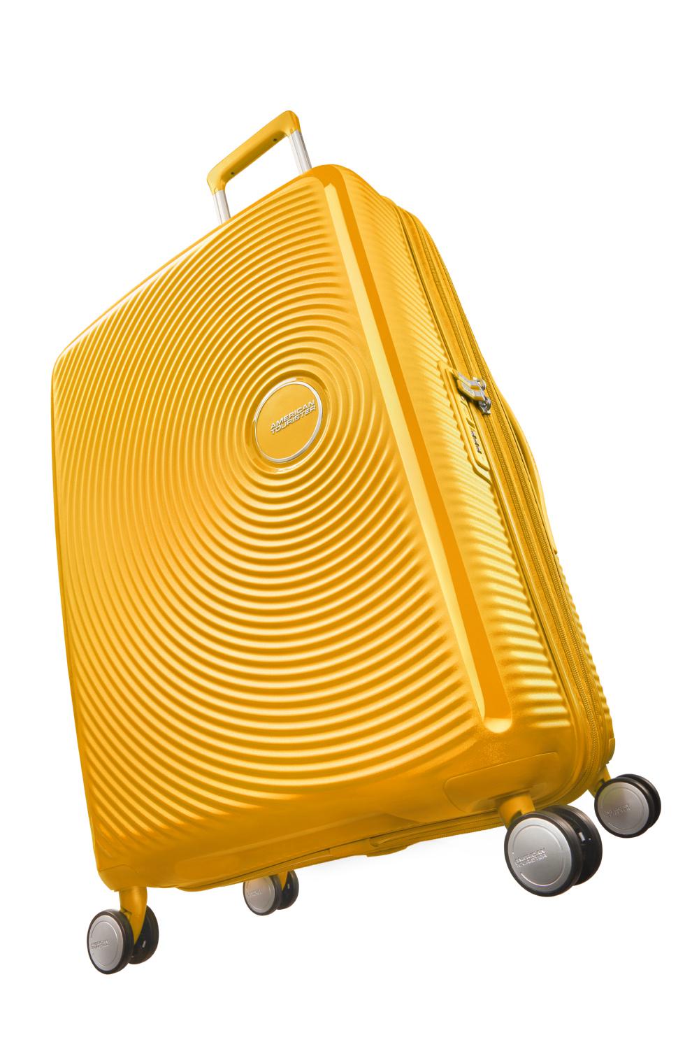 Чемодан с расширением American Tourister Soundbox 67x46,5x29/32 см Желтый (32G-06002) - фото 7