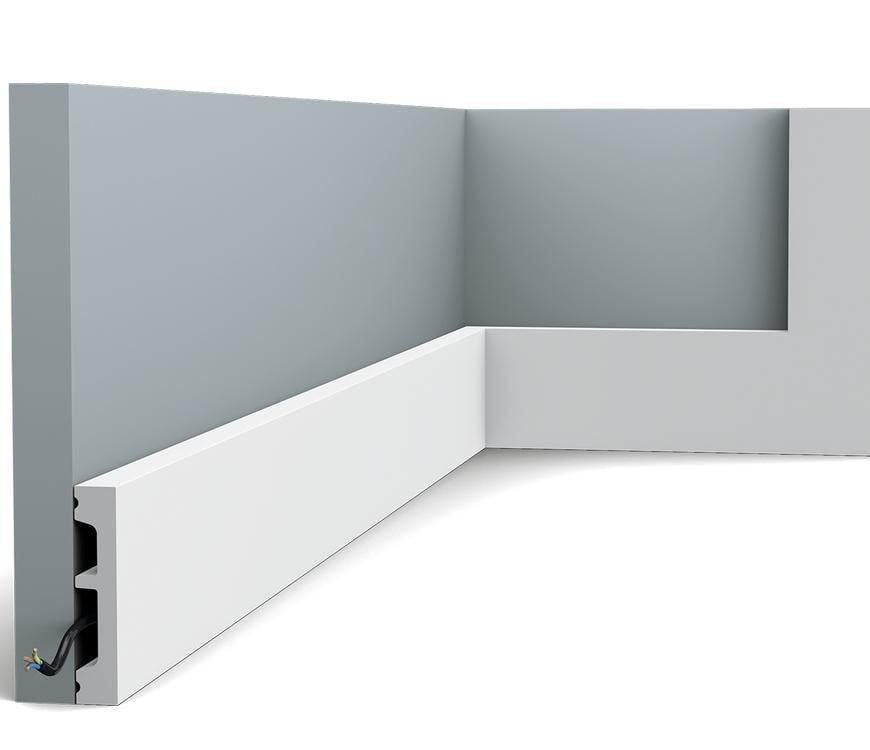 Плинтус напольный гладкий Orac Decor SX157 2000х66х13 мм (2849)