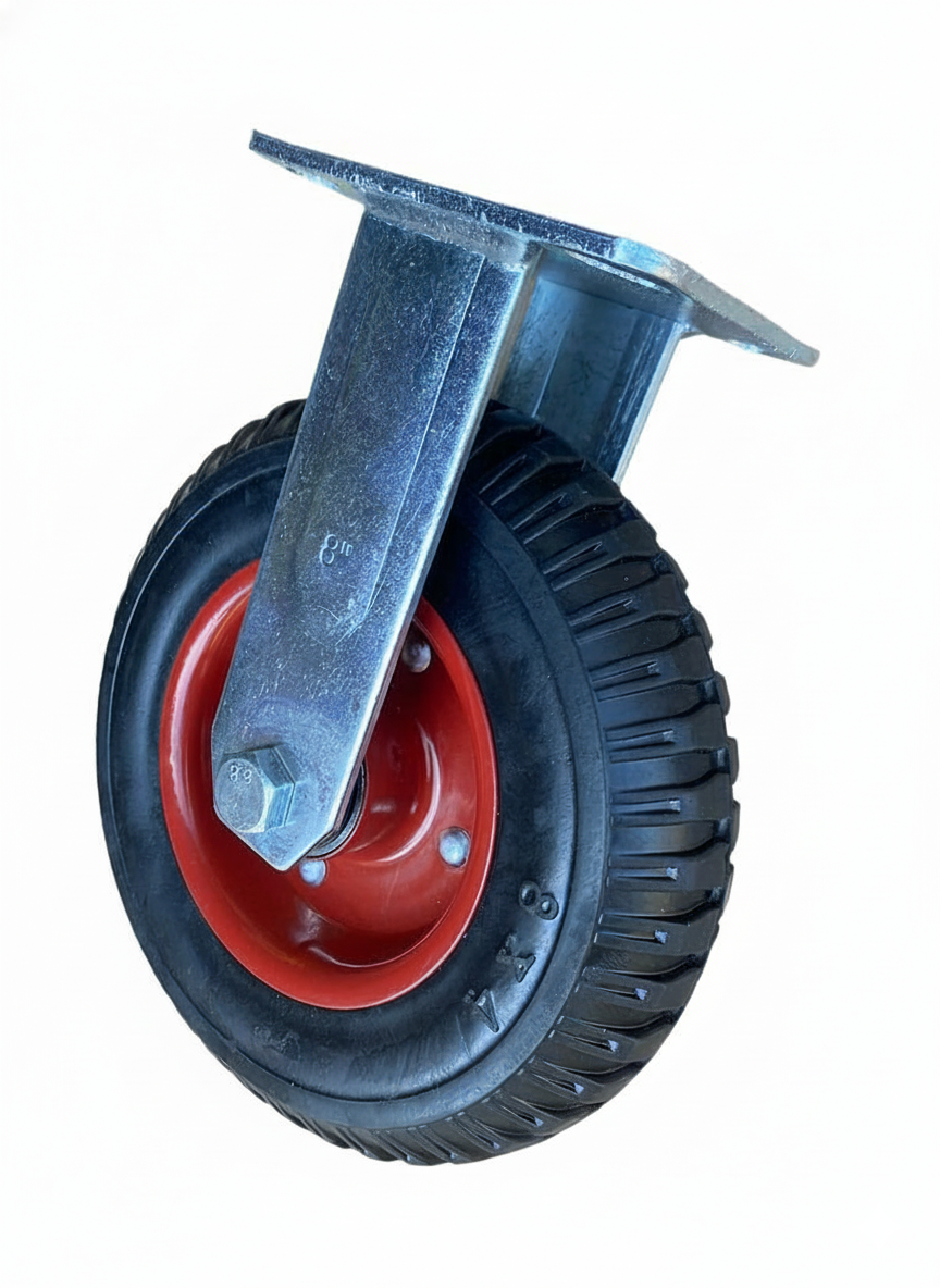 Колесо для тачки бандажное в неповоротном кронштейне 200 мм (2579554466) - фото 4 Колесо для тачки бандажное в неповоротном кронштейне 200 мм (2579554466) - фото 4