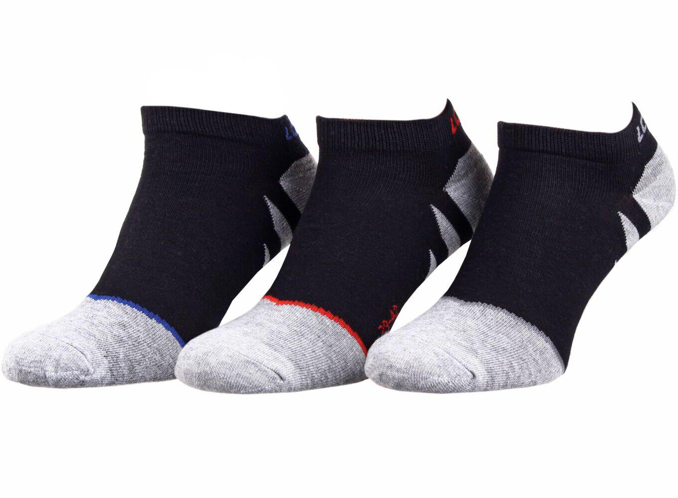 Носки Lotto 3 пары р. 43-46 Black/Gray (93511814-1)