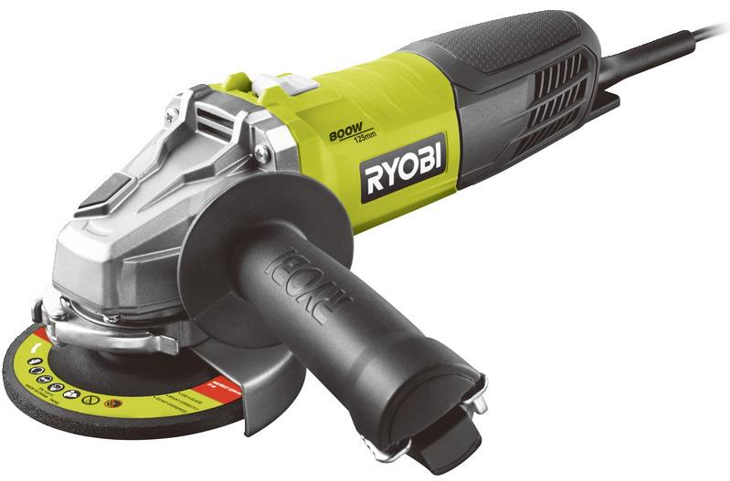 Шлифмашина угловая Ryobi RAG800-125G 800 Вт (25241)