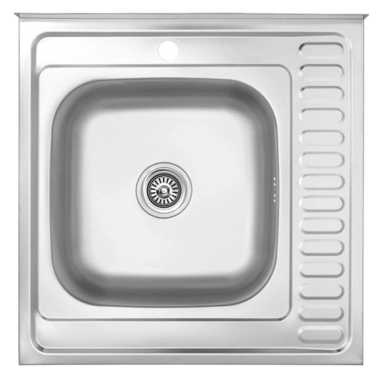 Мойка для кухни Kroner KRP Dekor 6060L 0,6 мм (CV022812) Мойка для кухни Kroner KRP Dekor 6060L 0,6 мм (CV022812)