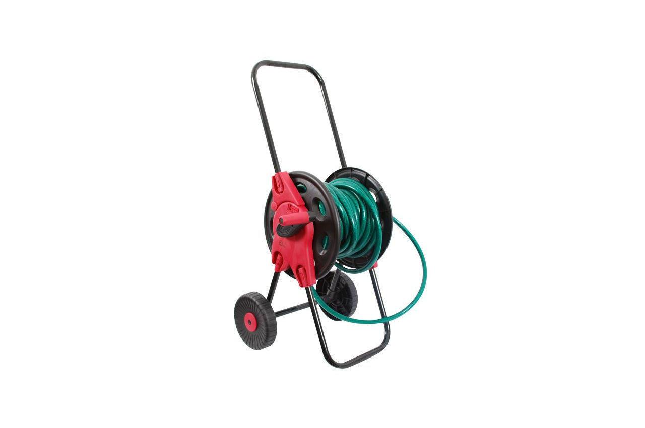 Катушка для шланга Intertool до 45 м на колесах (GE-3003)