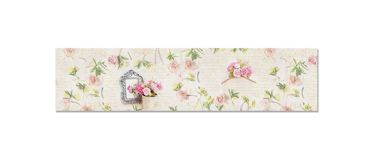 Наклейка виниловая 3D Zatarga Розы/Письмо 600х2500 мм (1274515566)