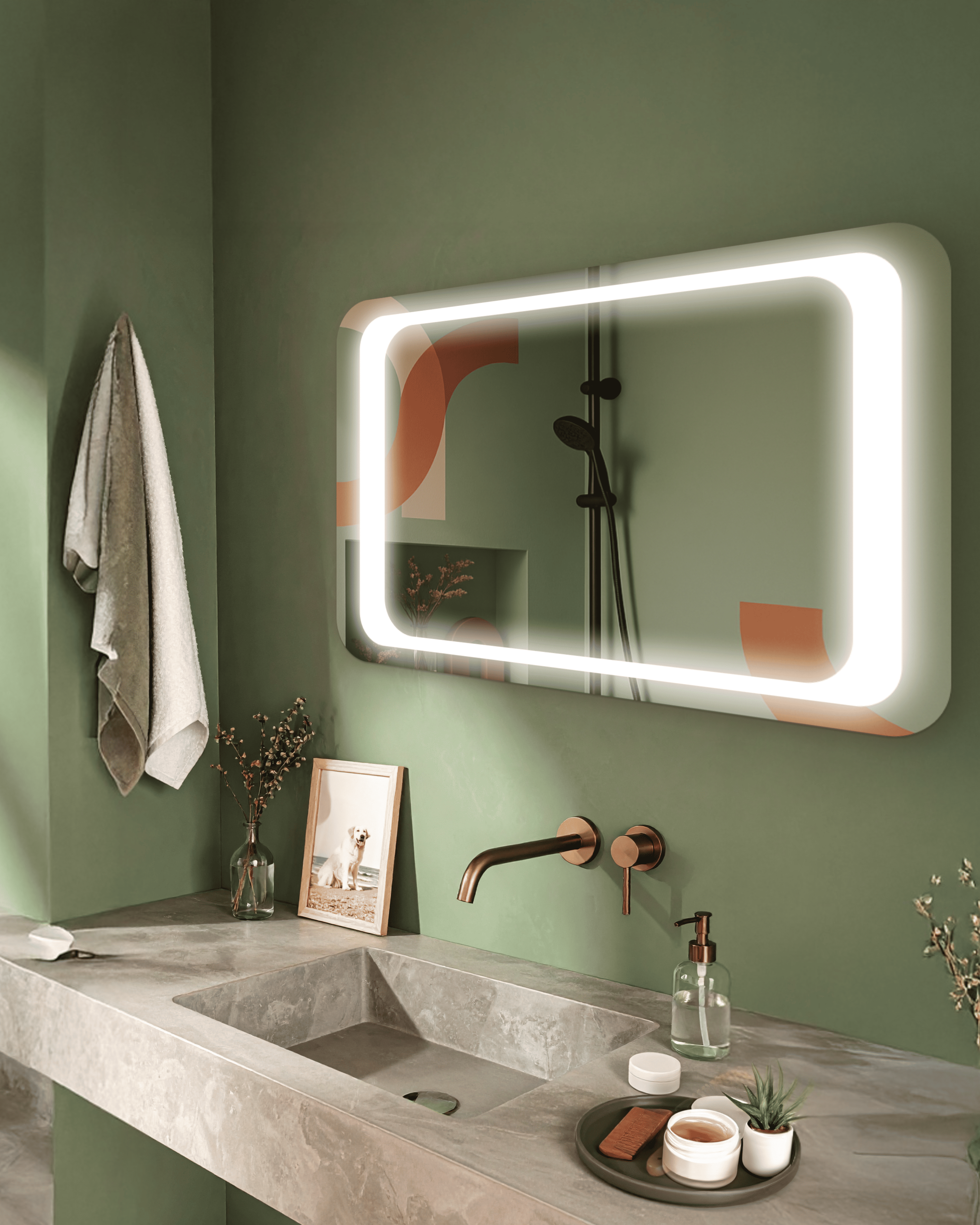 Дзеркало з LED підсвічуванням Орла Лайт 500х700 мм (ORLA lite 1-500х700) Дзеркало з LED підсвічуванням Орла Лайт 500х700 мм (ORLA lite 1-500х700)