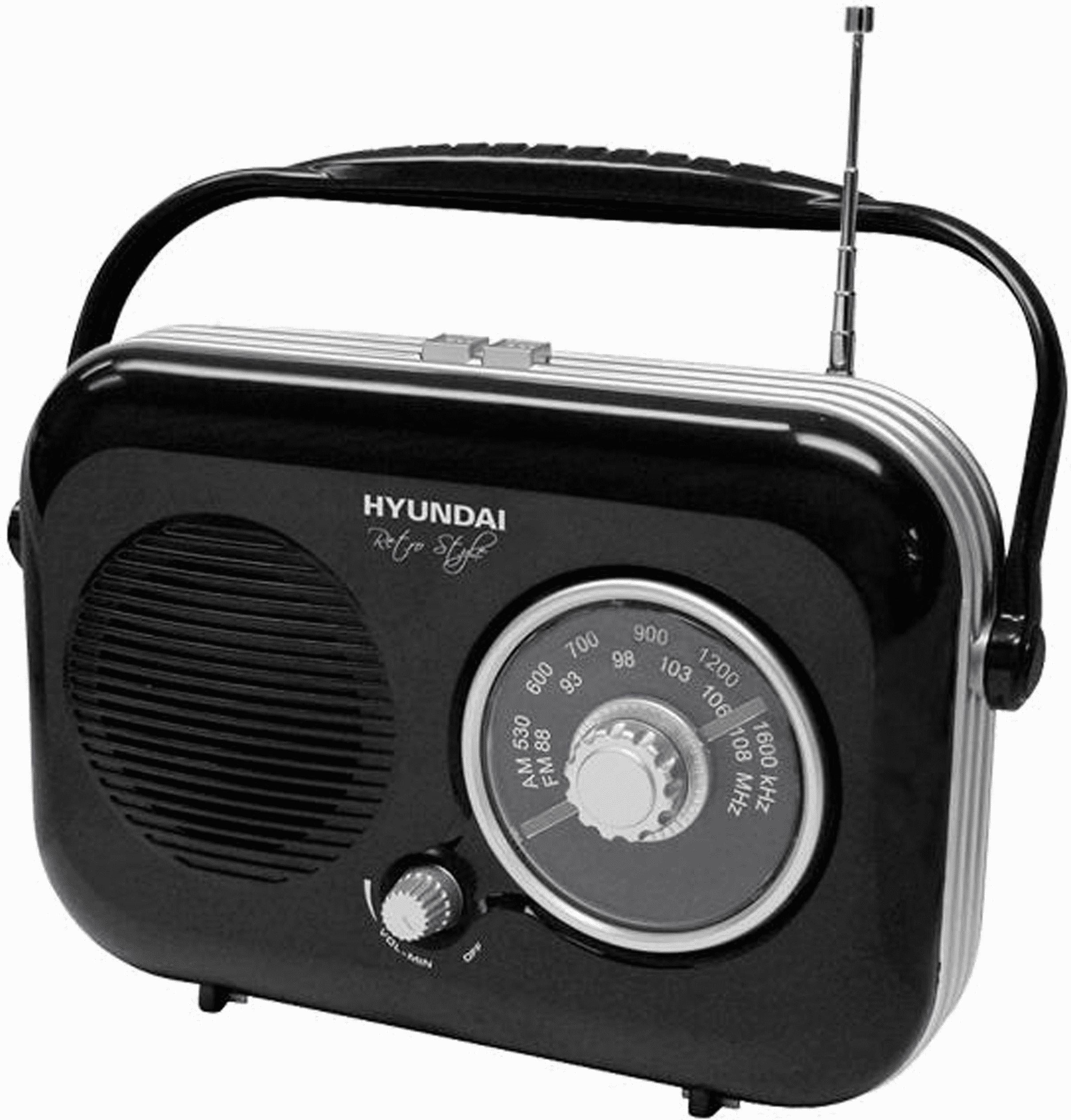 Радіоприймач Hyundai PR100 Black (558711) Радіоприймач Hyundai PR100 Black (558711)