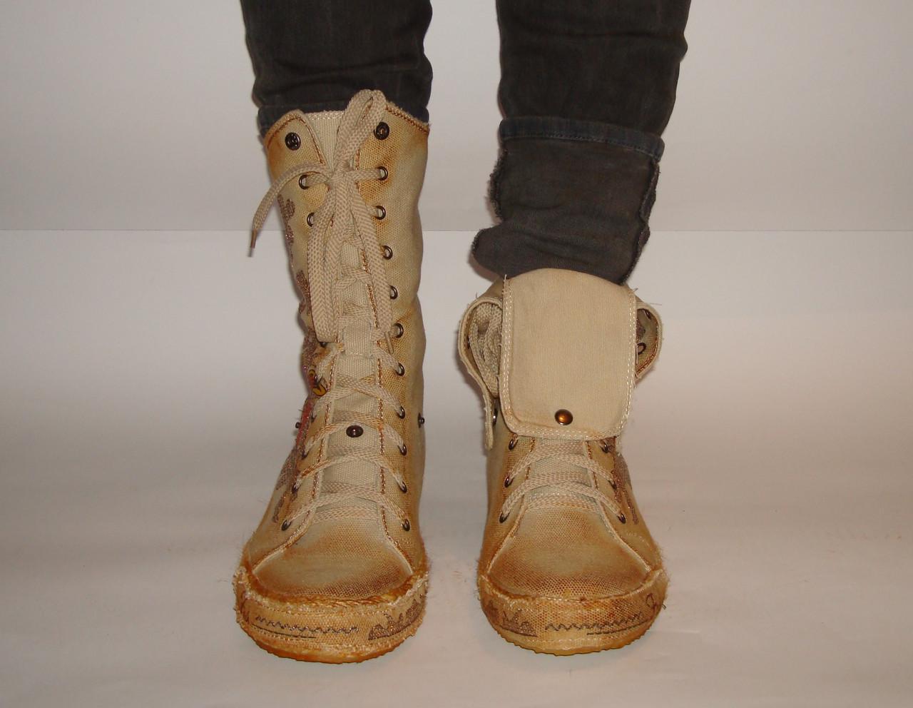 Кеди жіночі Linda р. 37 23,5 см Бежевий - фото 5