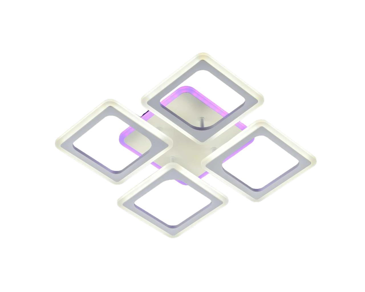 Люстра светодиодная акриловая Valeso V 3201-4C WH с пультом