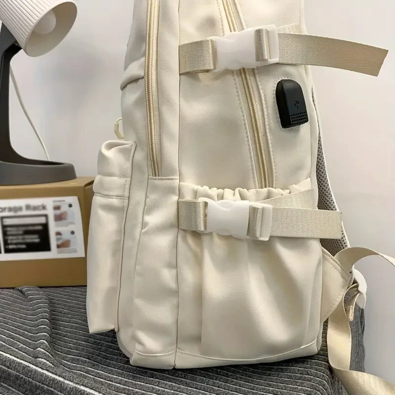 Рюкзак HUO HUO для середньої та старшої школи з USB/відділенням для ноутбука (Р-008) - фото 4 Рюкзак HUO HUO для середньої та старшої школи з USB/відділенням для ноутбука (Р-008) - фото 4