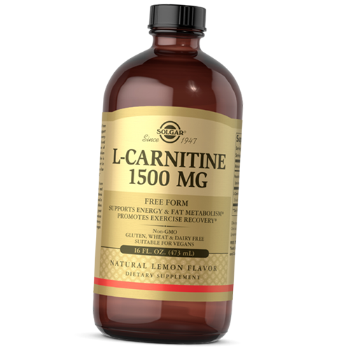 Карнитин жидкий Solgar L-Carnitine 1500 Лимон 473 мл (02313005)