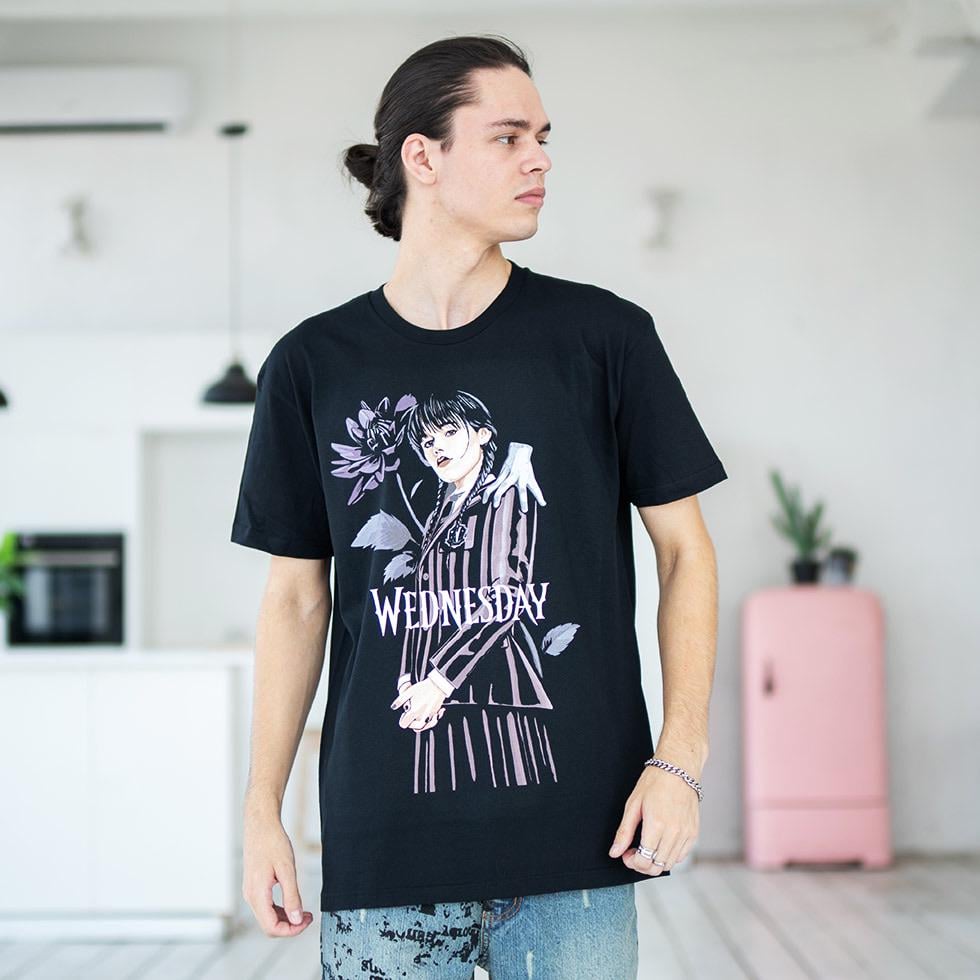 Футболка мужская Wednesday 4XL Черный (32698145)