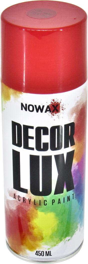 Краска-спрей Nowax Decor Lux 450 мл RAL 3003 Рубиново-красный (NX48024 3003)