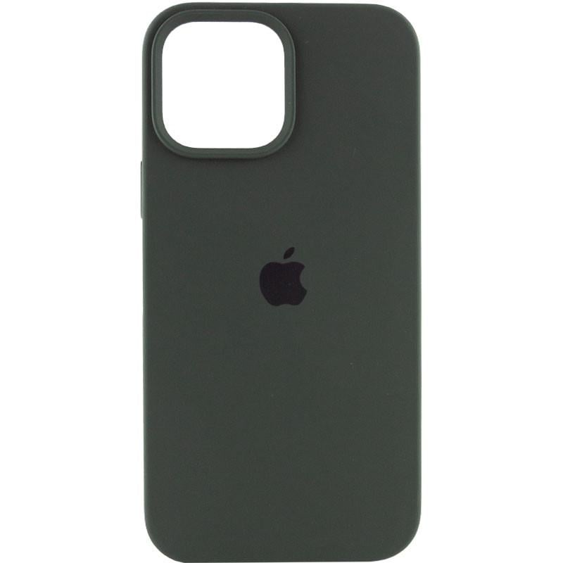 Протиударний Чохол Silicone Case Full Protective (AA) для Apple iPhone 15 Pro (6.1") Зелений / Cyprus Green