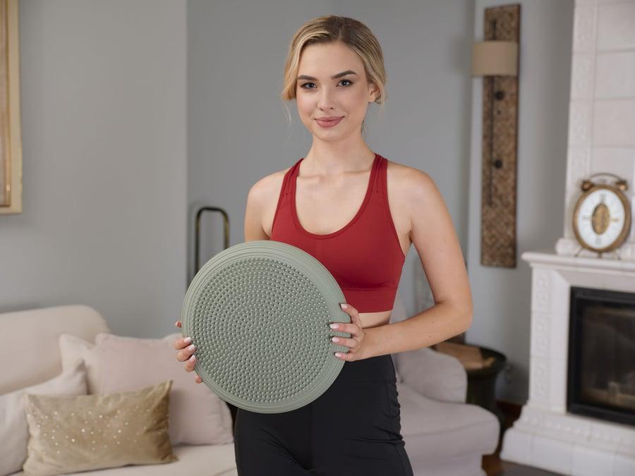 Балансировочная подушка Hop-Sport HS-R034BC Серый (5169) - фото 8 Балансировочная подушка Hop-Sport HS-R034BC Серый (5169) - фото 8