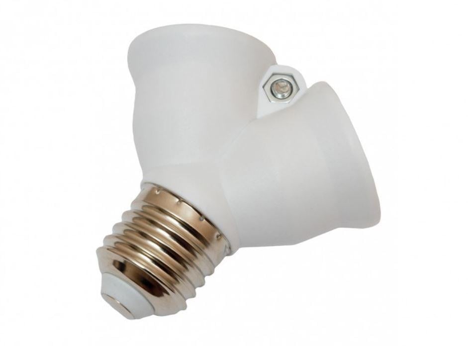 Переходник Разветвитель на две лампы Е27 (1038)