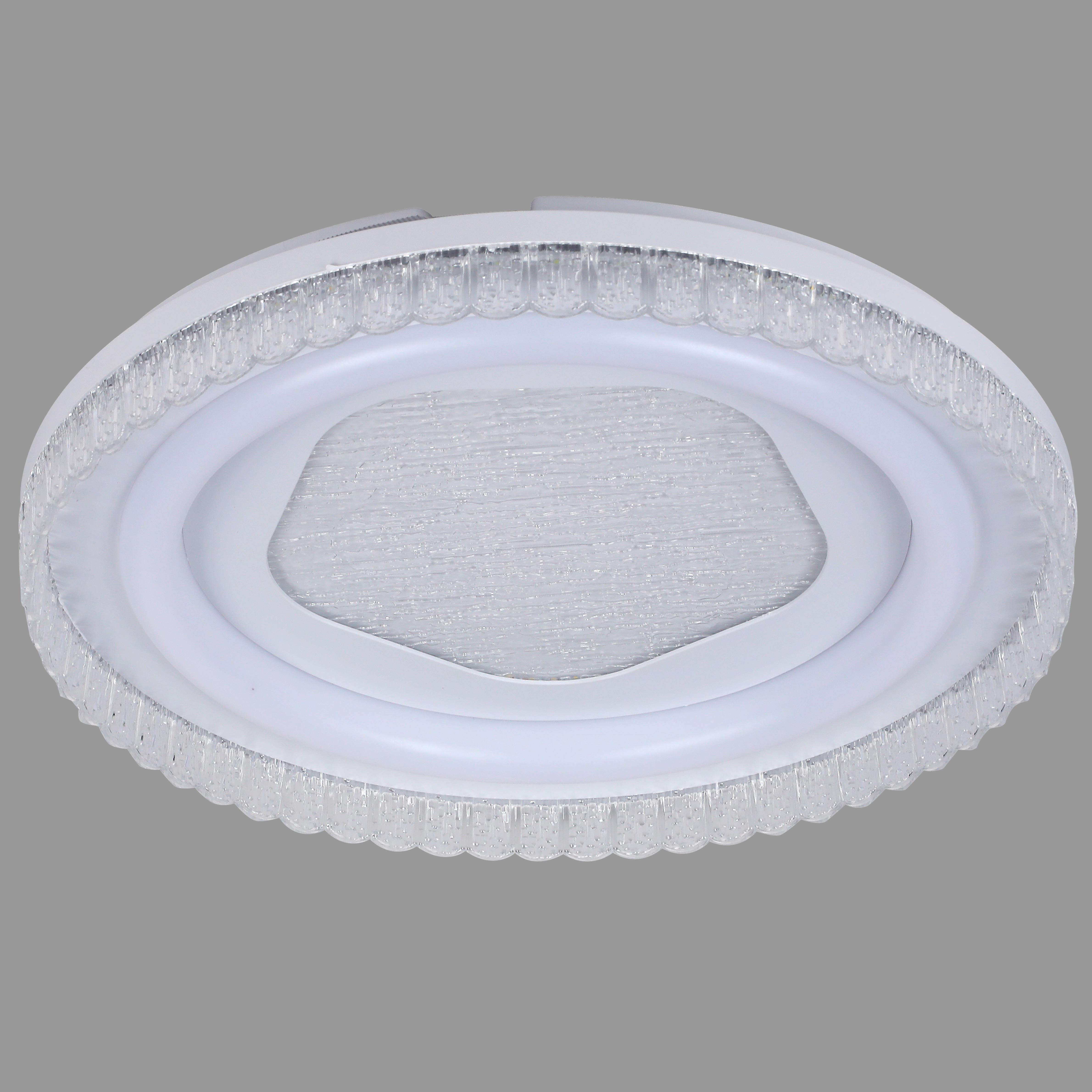 Люстра потолочная Led 80W со звездой 48 см (87-5156B WH)