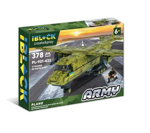 Конструктор Iblock PL-921-433 ARMY 378 деталей в коробке (6906231794623)