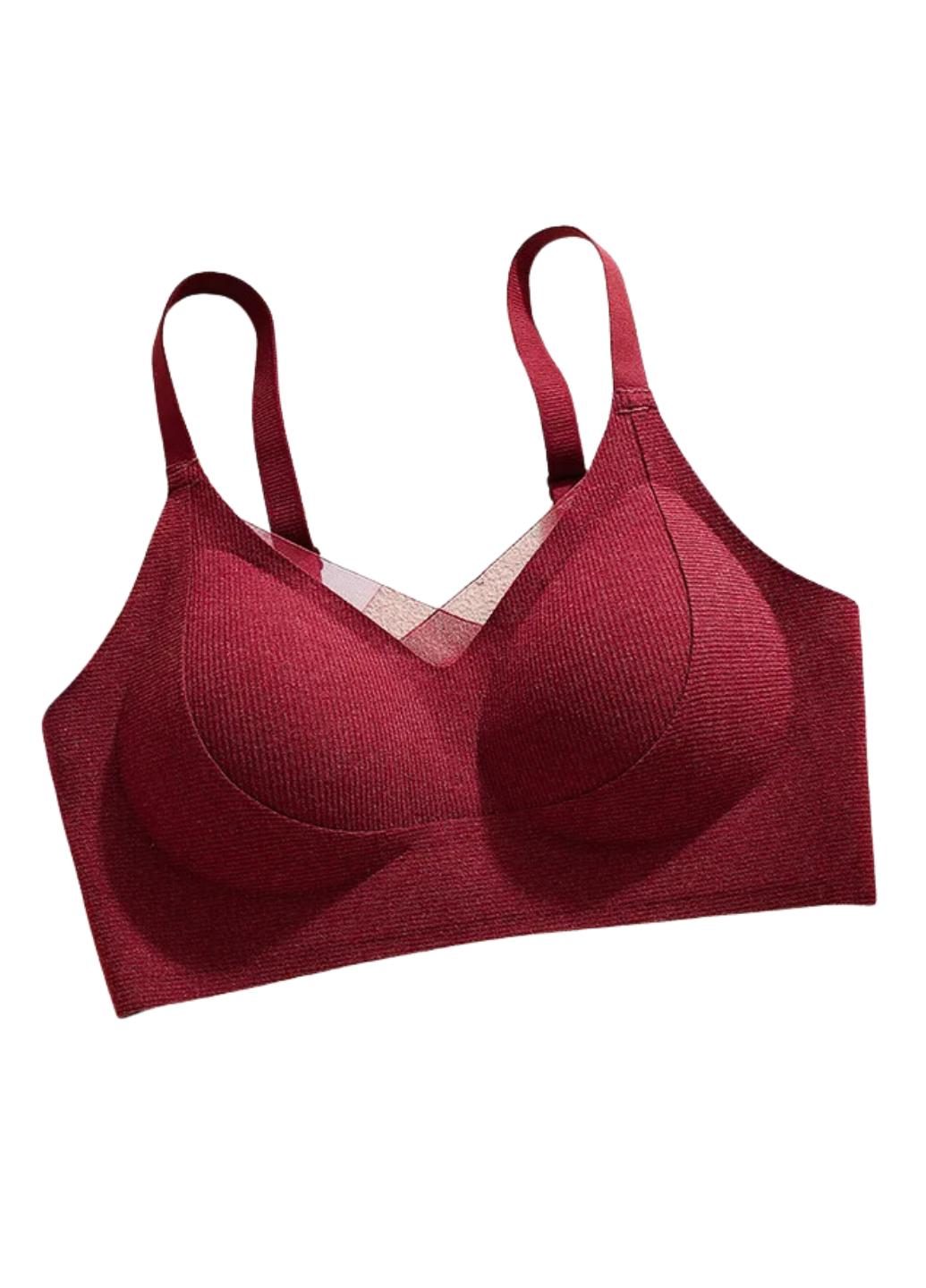 Бюстгальтер женский формованный в рубчик Infinite Comfort M Бордовый (1530-75-01) - фото 10
