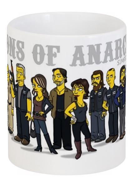 Чашка The Simpsons Sons of Anarchy Дети Анархии