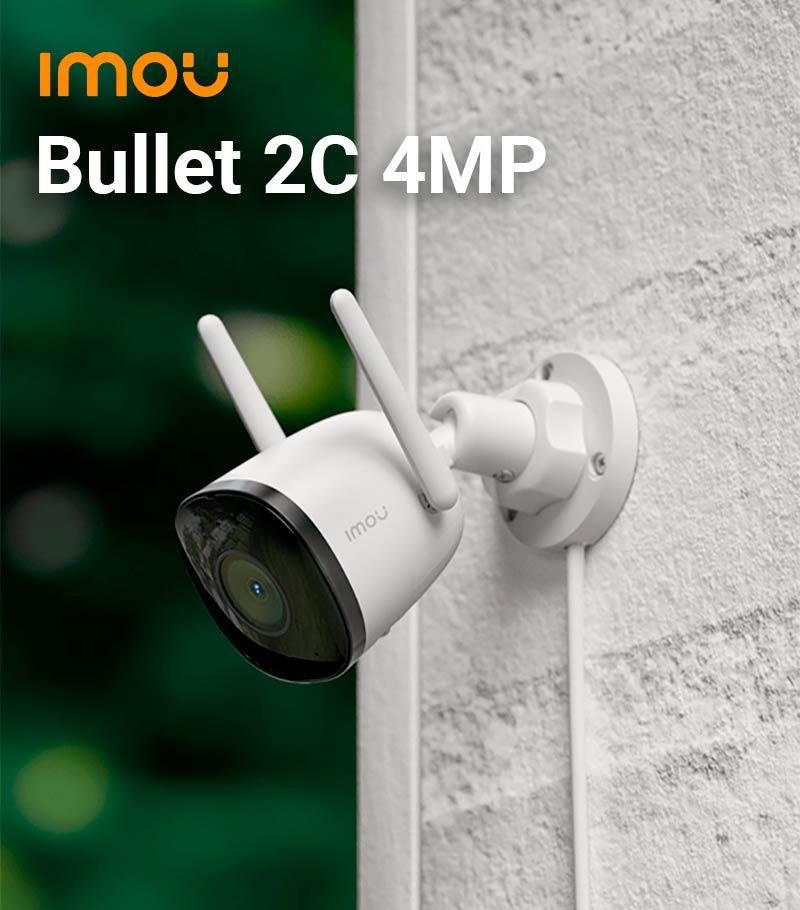 Камера видеонаблюдения IP Wi-Fi IMOU Bullet 2C 4MP (2148709020) - фото 2 Камера видеонаблюдения IP Wi-Fi IMOU Bullet 2C 4MP (2148709020) - фото 2