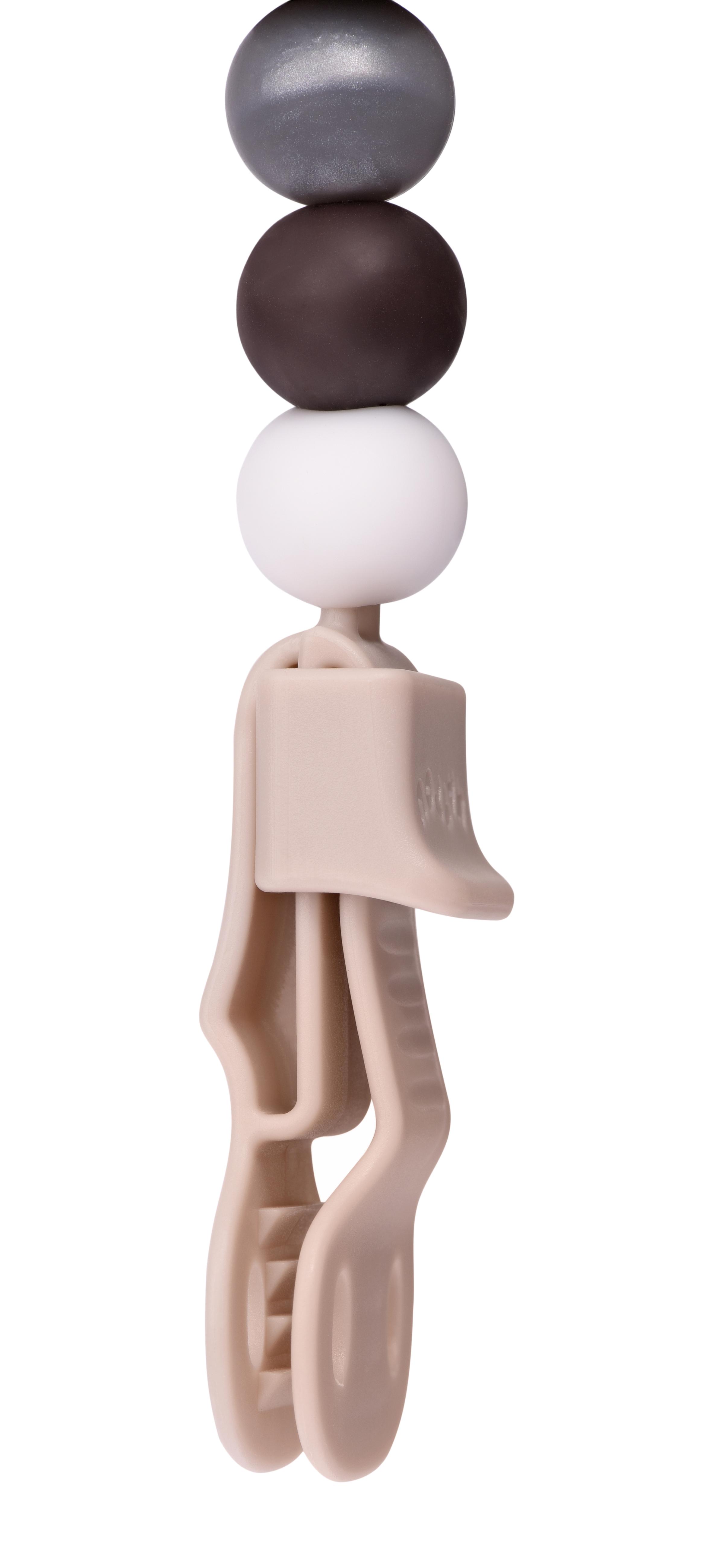 Держатель для пустышки Nattou из силикона 23 см Коричневый (878579) - фото 3 Держатель для пустышки Nattou из силикона 23 см Коричневый (878579) - фото 3