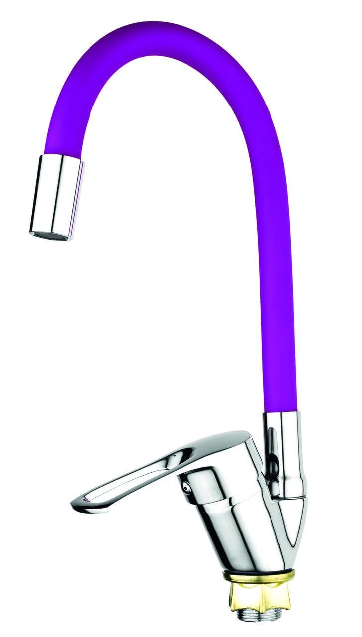 Змішувач для кухні MIXXUS FANY 011 Reflector Purple без підводки (MI6291)