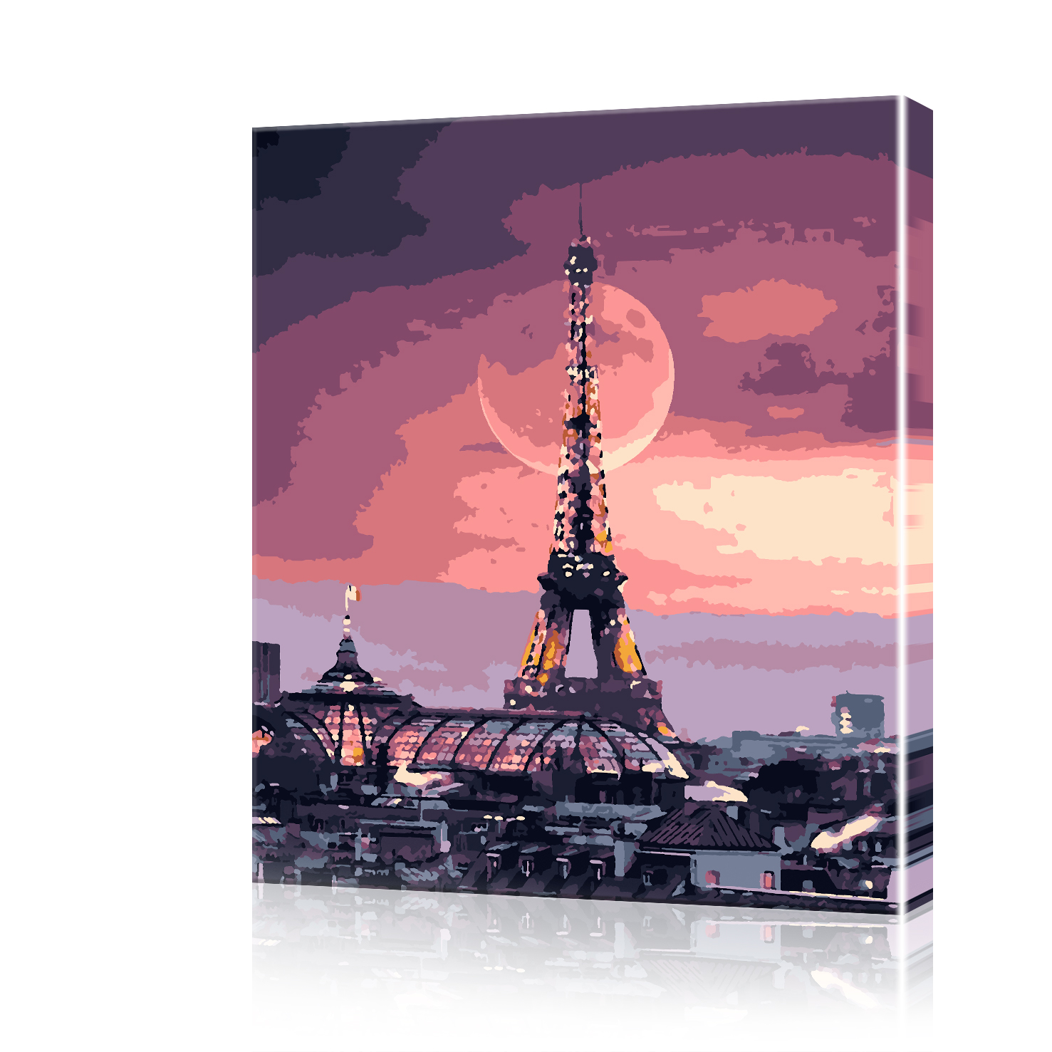 Картина по номерам ArtSale Лунная ночь PBN0975 40х50 см