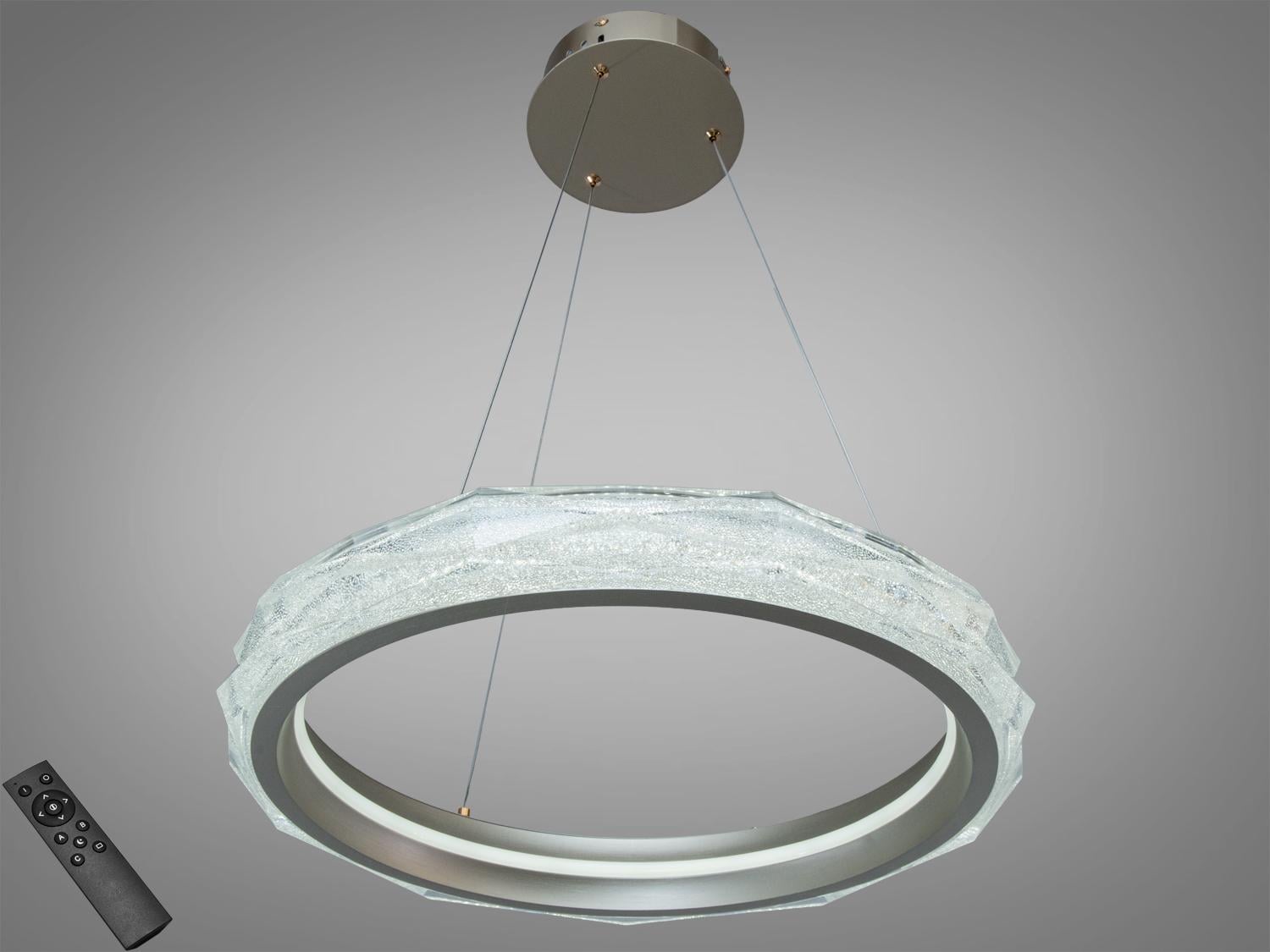 Люстра подвесная LED Diasha пульт/84Вт Золотой (583-500G)