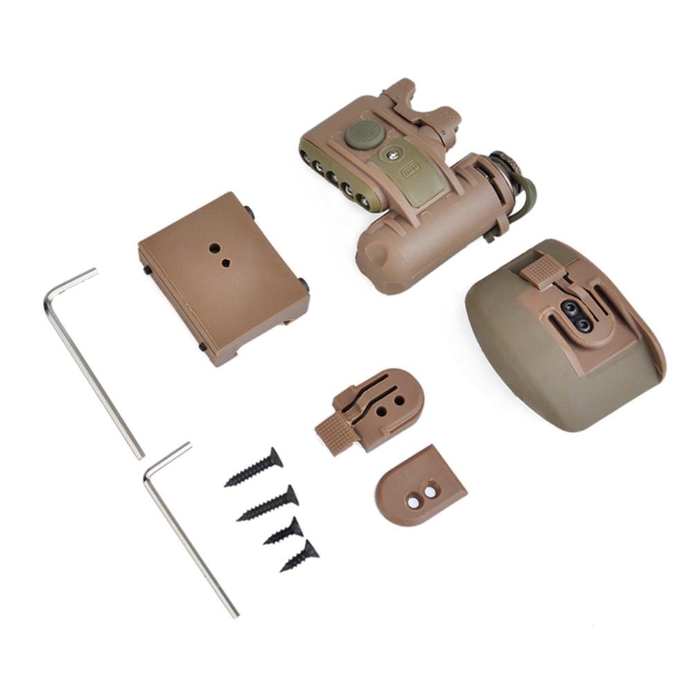 Фонарик для шлема WADSN Light Set Gen 2 инфракрасный Coyote (1776282440) - фото 6