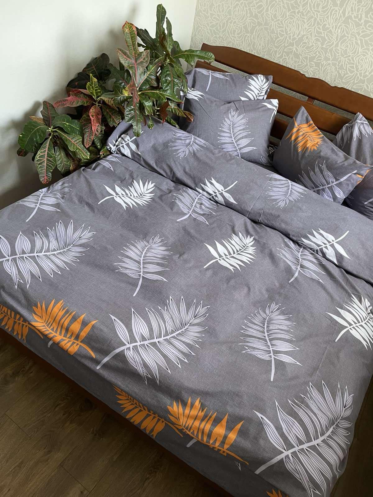 Комплект постельного белья Dreams At Home Листья бязь евро 240х220 см (leaves3)