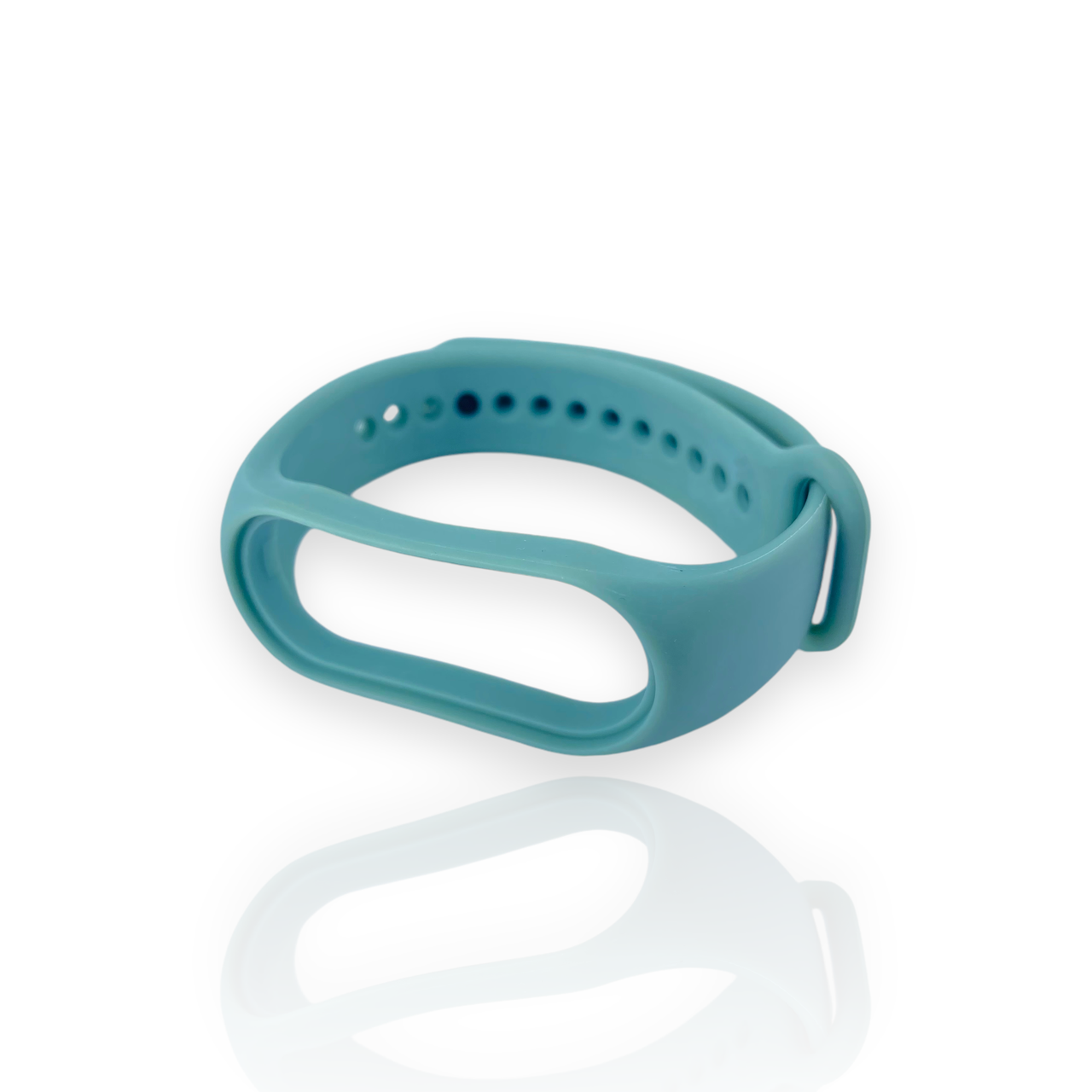 Ремінець силіконовий для Xiaomi Mi Band 5/6/7 MRK Синьо-зелений