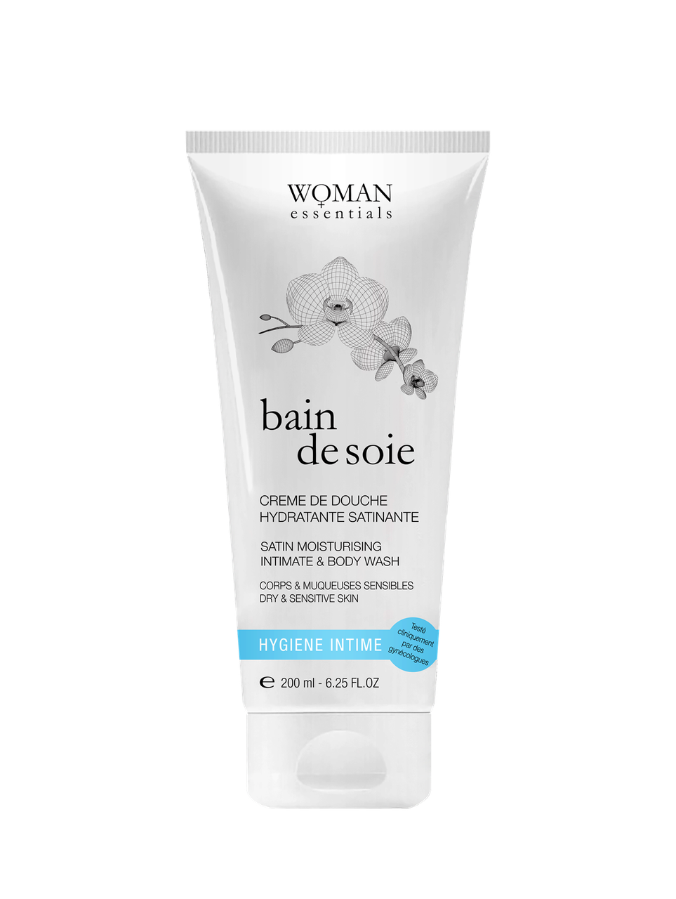 Гель для интимной гигиены BAIN DE SOIE SATIN MOISTURISING GENTLE WASH Woman Essentias увлажняющий 200 мл (2791194727)