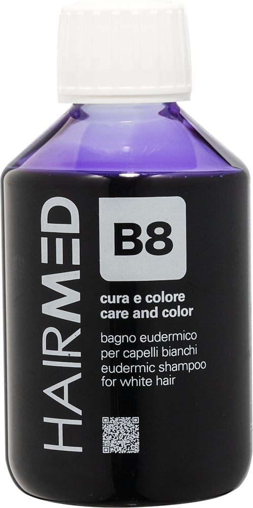 Шампунь еудермальний HAIRMED B8 для нейтралізації жовтизни 200 мл (11806)