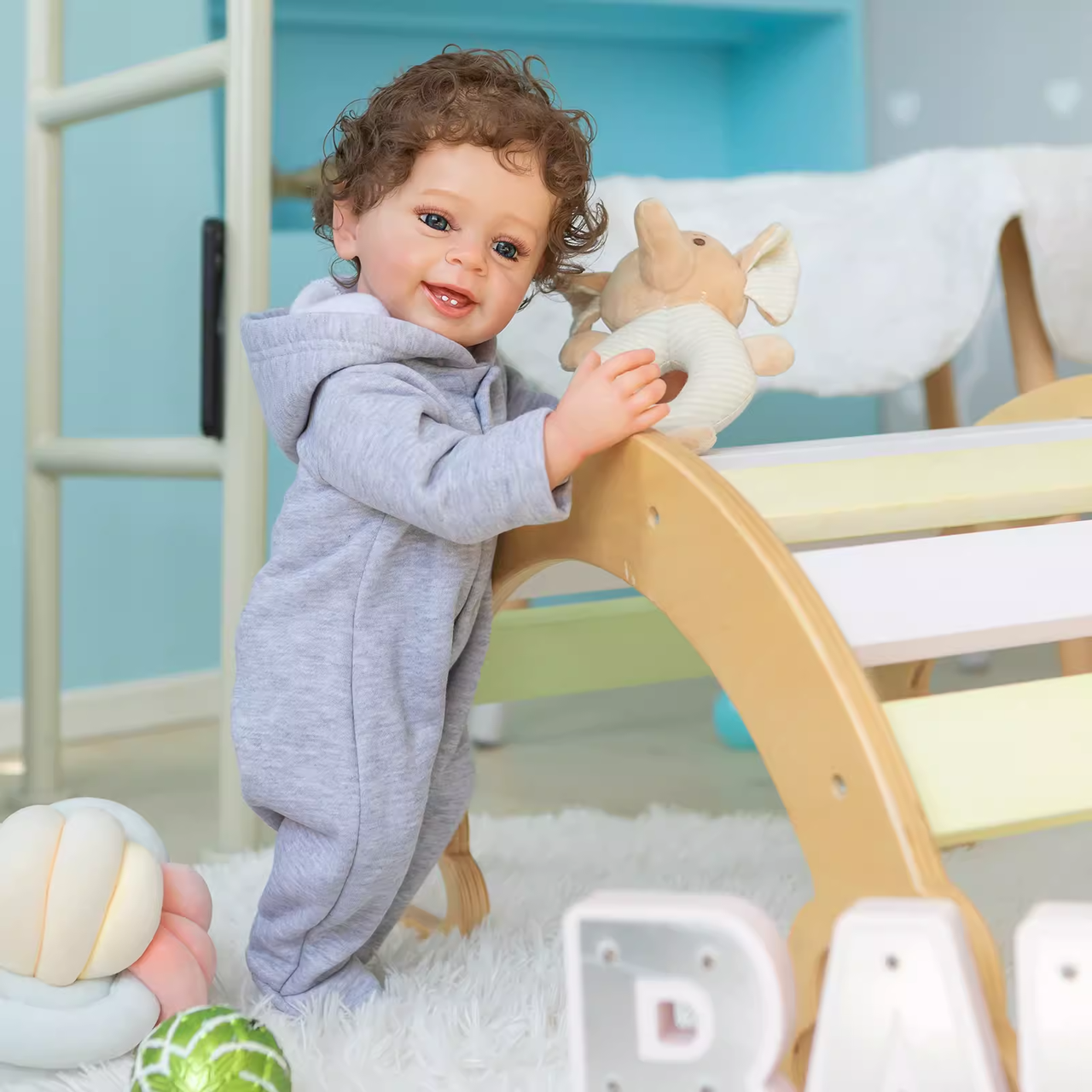 Кукла Reborn мальчик Егорка 55 см (2203292901) - фото 4 Кукла Reborn мальчик Егорка 55 см (2203292901) - фото 4