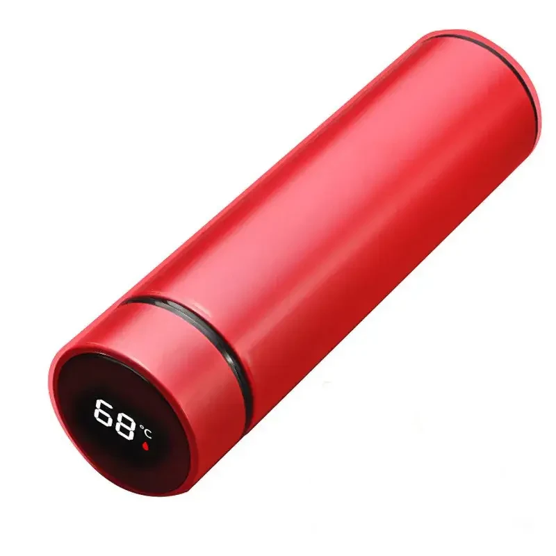 Термос Smart Cup с индикатором температуры 500 мл Красный (8278)