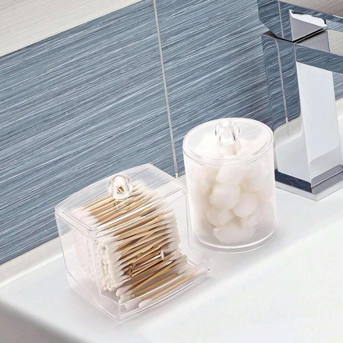 Набор органайзеров для ватных палочек и дисков Multifunctional storage box 3 шт. (R10250) - фото 6