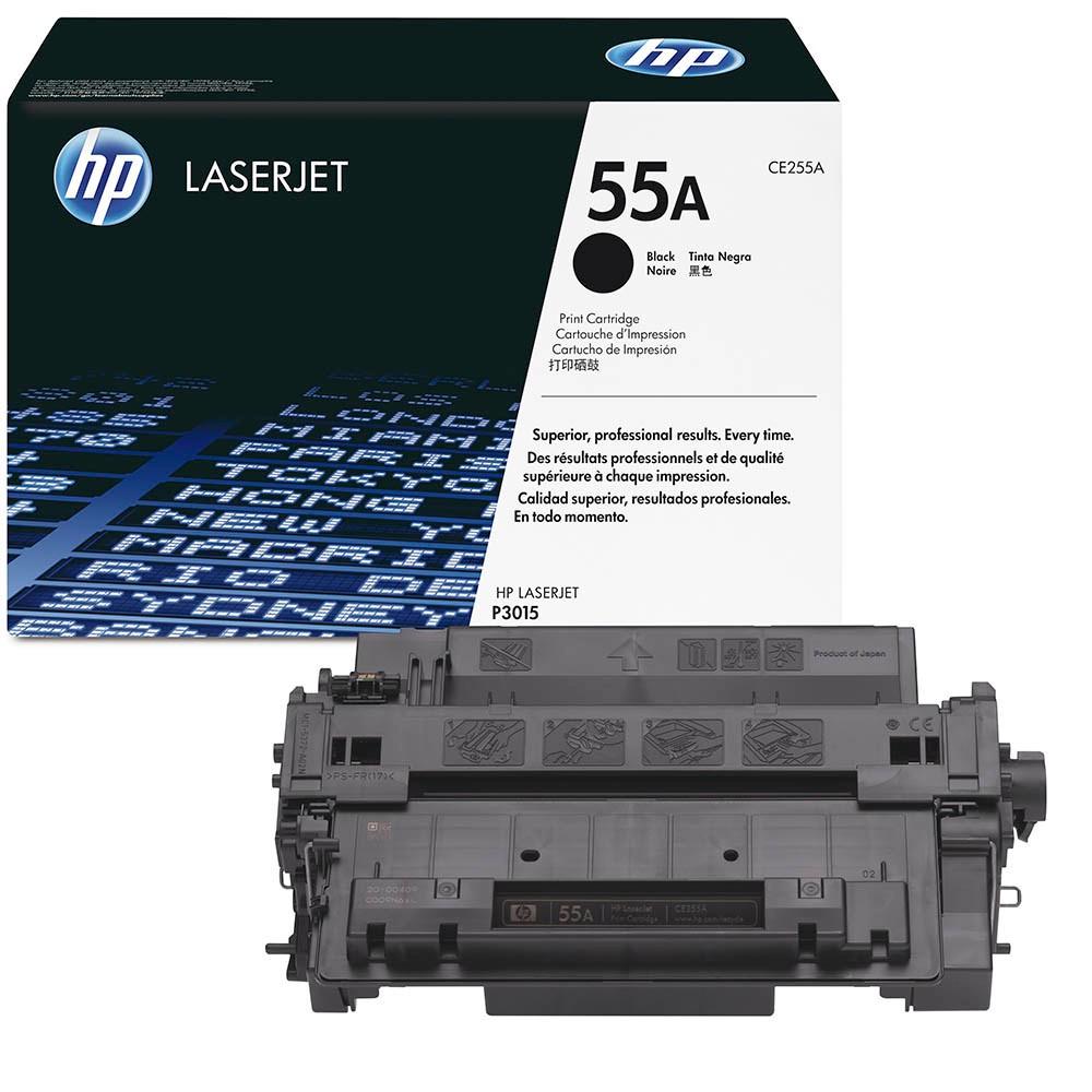 Тонер-картридж HP 55A для LaserJet Enterprise Черный (CE255A)
