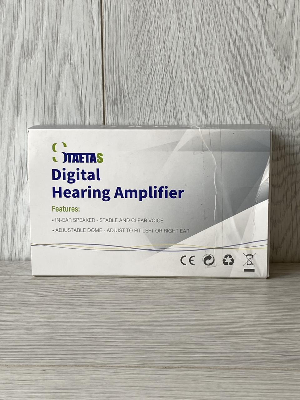 Слуховой аппарат Britzgo Digital Hearing Amplifier перезаряжаемый усилитель звука заушной Синий - фото 10 Слуховой аппарат Britzgo Digital Hearing Amplifier перезаряжаемый усилитель звука заушной Синий - фото 10
