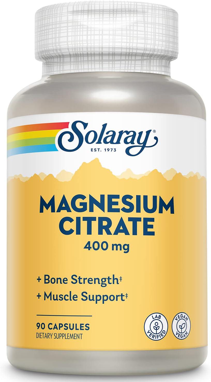 Цитрат магнію Solaray Magnesium Citrate 400 мг 90 капсул Цитрат магнію Solaray Magnesium Citrate 400 мг 90 капсул
