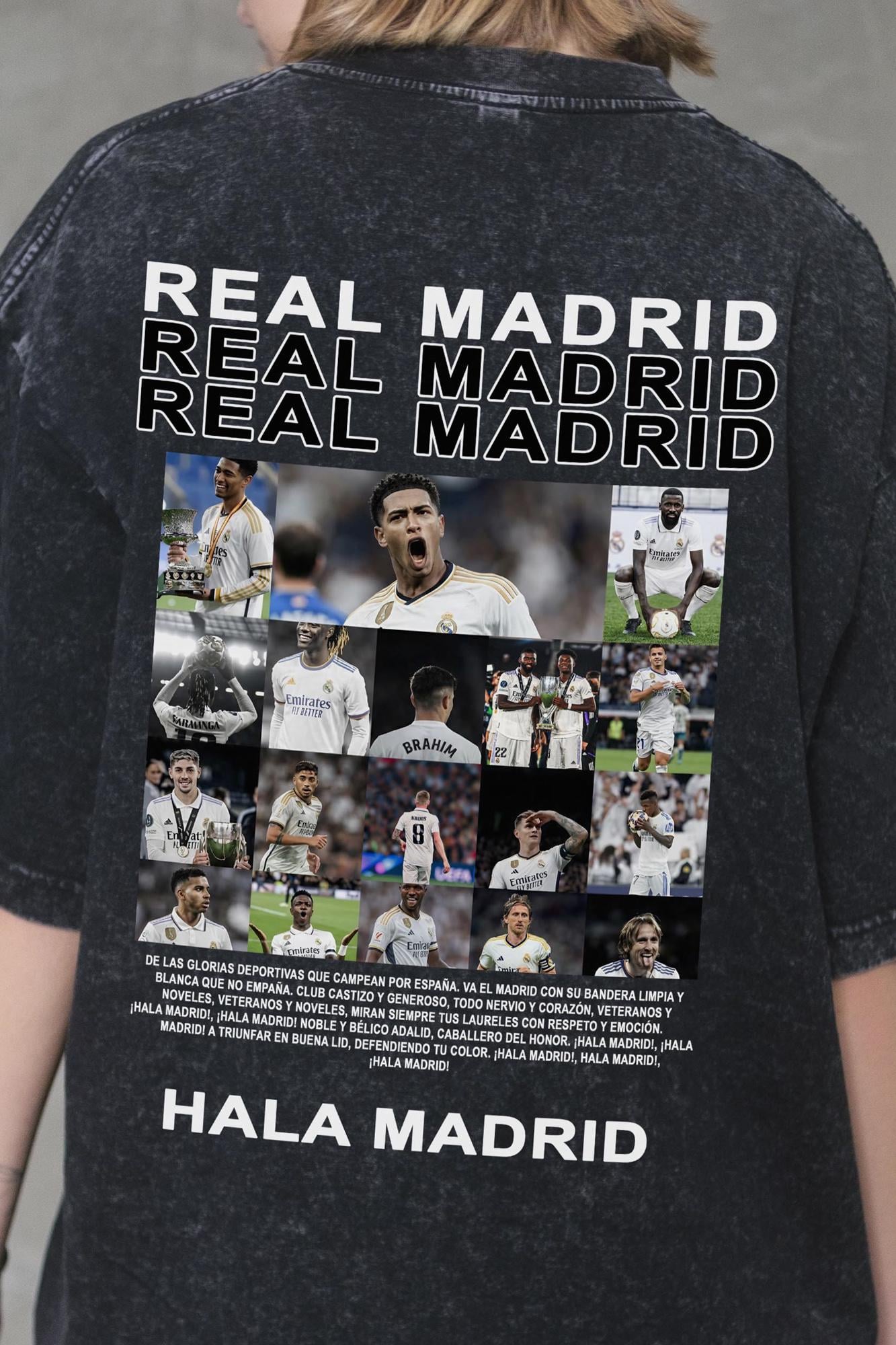 Футболка оверсайз Without Washed Real Madrid S/M Black (S/M8056374 8056375) - фото 6 Футболка оверсайз Without Washed Real Madrid S/M Black (S/M8056374 8056375) - фото 6