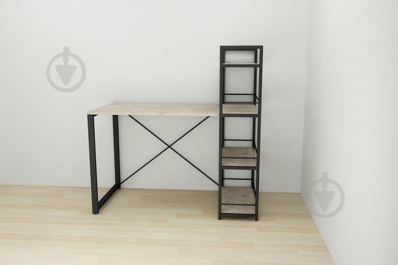 Письменный стол Ferrum-decor Конект c этажеркой 75x120x60 см Дуб (XK00182)