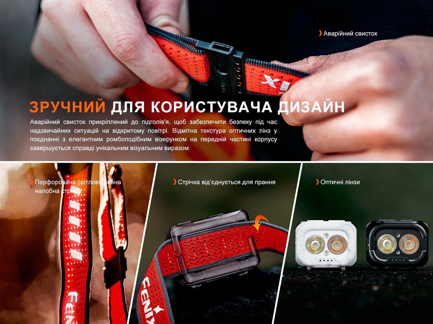 Ліхтар налобний Fenix HL18R-T V2.0 Білий (28223028) - фото 9 Ліхтар налобний Fenix HL18R-T V2.0 Білий (28223028) - фото 9