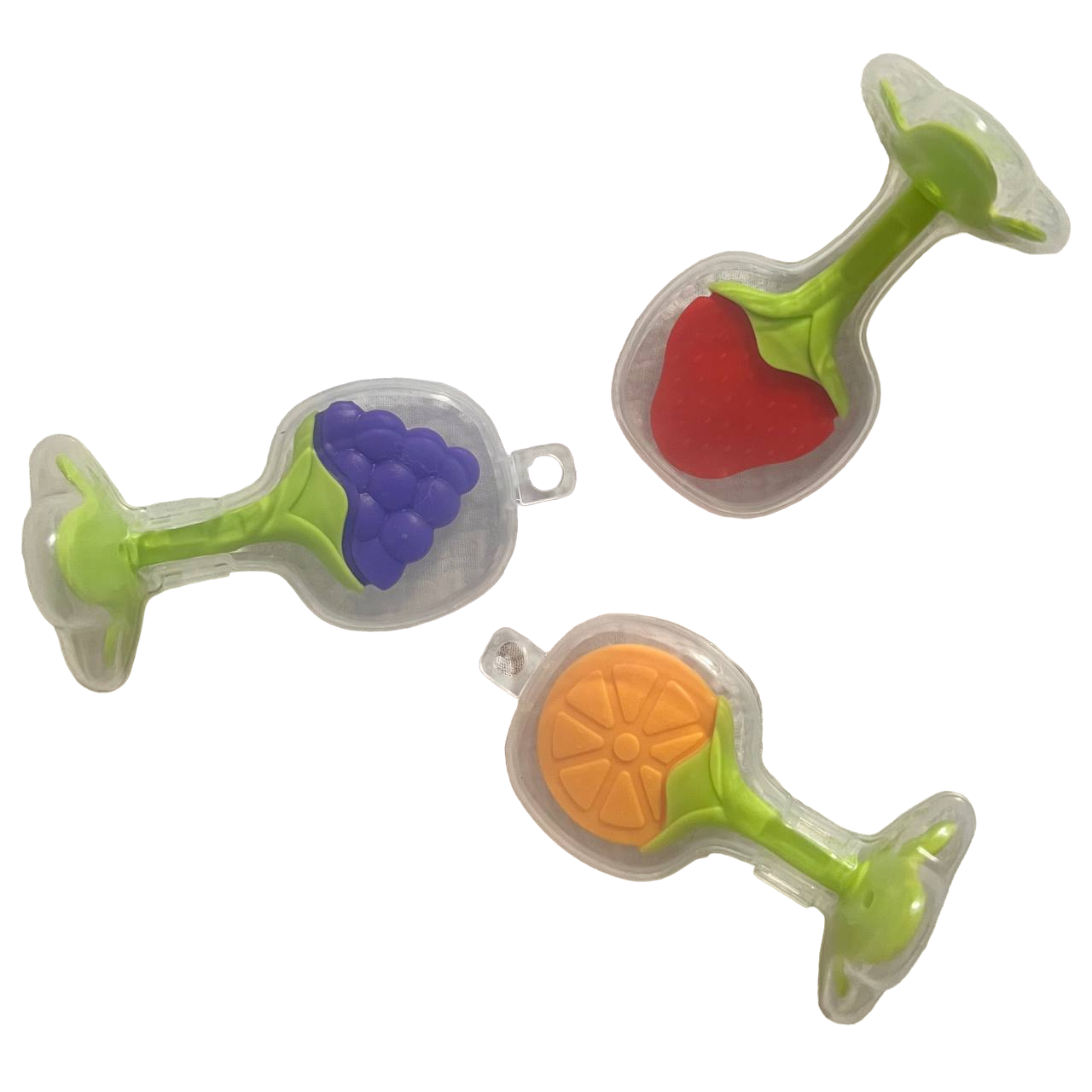 Набор прорезывателей Фрукты в футляре (9875)