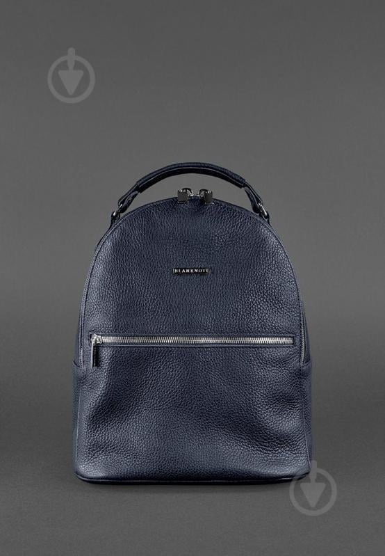 Шкіряний міні-рюкзак BlankNote Kylie Синій (BN-BAG-22-navy-blue)