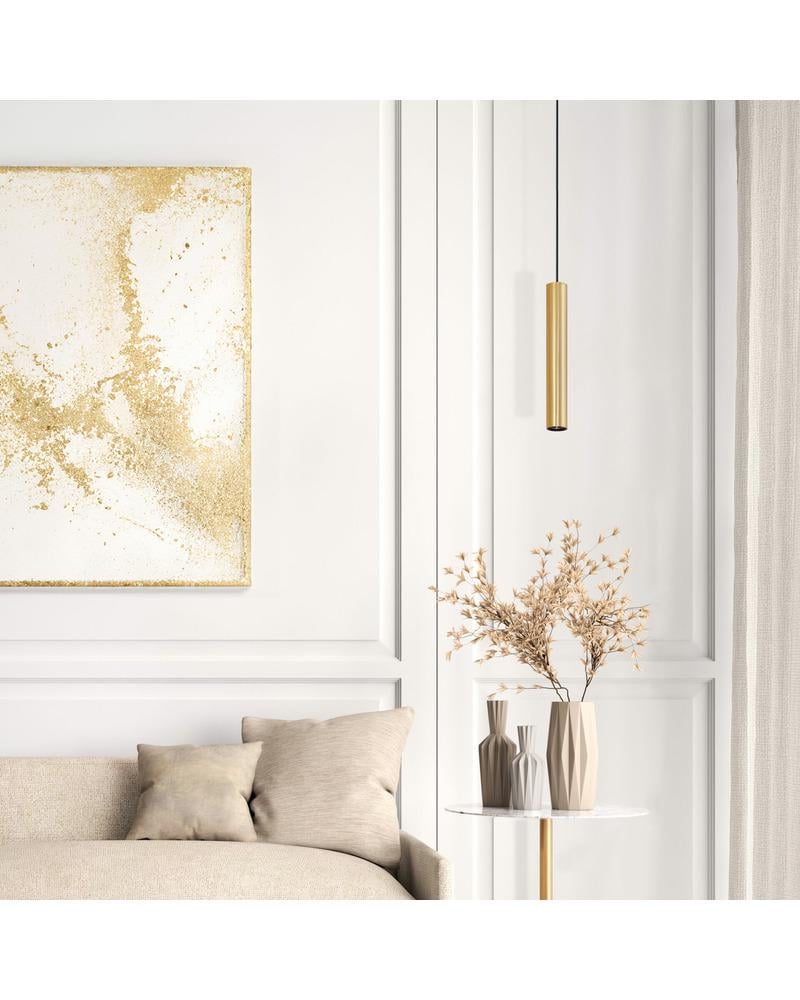 Подвесной светильник Polux 326140 Lungomare GU10 1x10W IP20 Золотой (24575504) - фото 2 Подвесной светильник Polux 326140 Lungomare GU10 1x10W IP20 Золотой (24575504) - фото 2