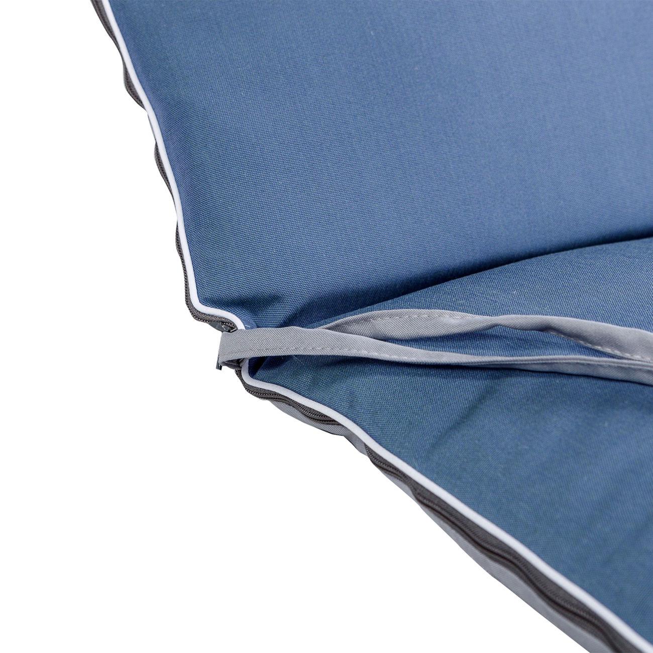 Матрас для шезлонга Ost-Fran TRIO однотонный Текстиль 861/414 189x58x5 см Джинсовый (3597) - фото 3 Матрас для шезлонга Ost-Fran TRIO однотонный Текстиль 861/414 189x58x5 см Джинсовый (3597) - фото 3