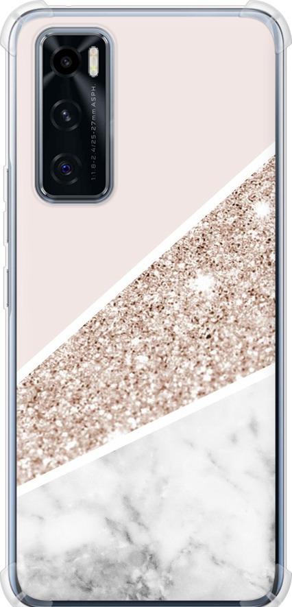 Чехол на Vivo V20 SE Пастельный мрамор (4342sp-2128-42517)