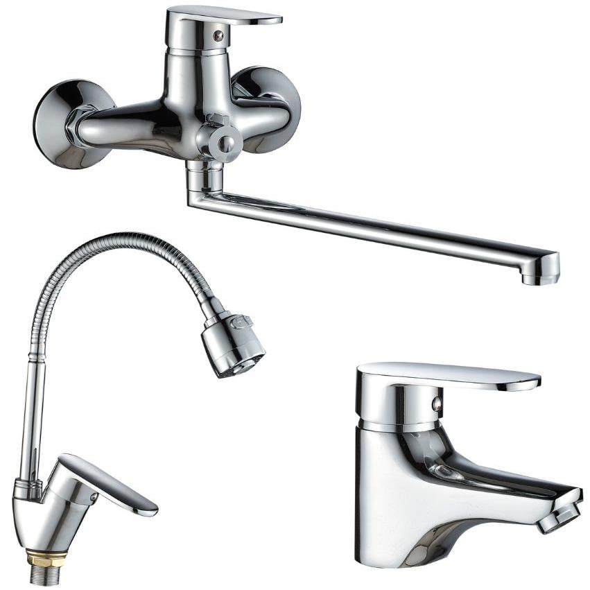 Набор смесителей для ванны Lidz Tani LDTAN001F1CRM4495745878 Хром (215209)