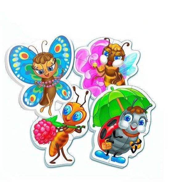 Пазли бебі Vladi Toys Веселі комашки українською (VT1106-82)