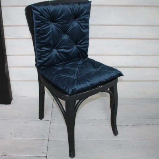 Подушка для стульев Broadway 40х40х6 см Синий (84-010) - фото 7 Подушка для стульев Broadway 40х40х6 см Синий (84-010) - фото 7